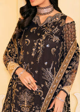The Royal Palace By Nureh Embroidered Chiffon Unstitched 3 Piece Suit - 48